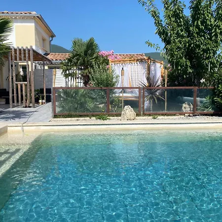 La Salamandre De L Olivier - Le Mimosa Villa Aubignosc