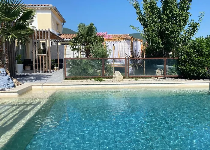 La Salamandre De L Olivier - Le Mimosa Villa Aubignosc